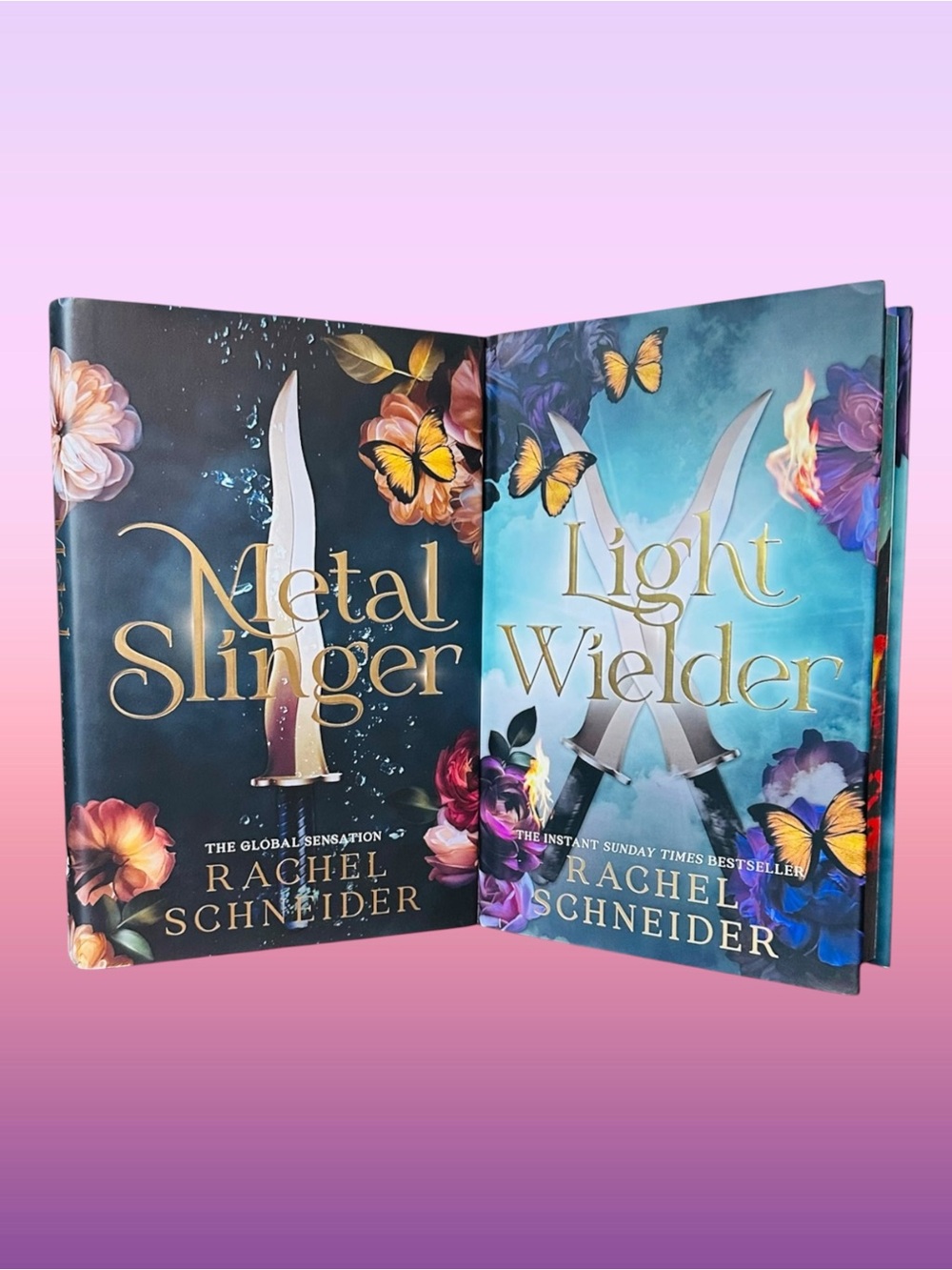 Fire And Metal – Heirloom Exclusive Hardcovers Rachel Schneider Sprayed UK Set